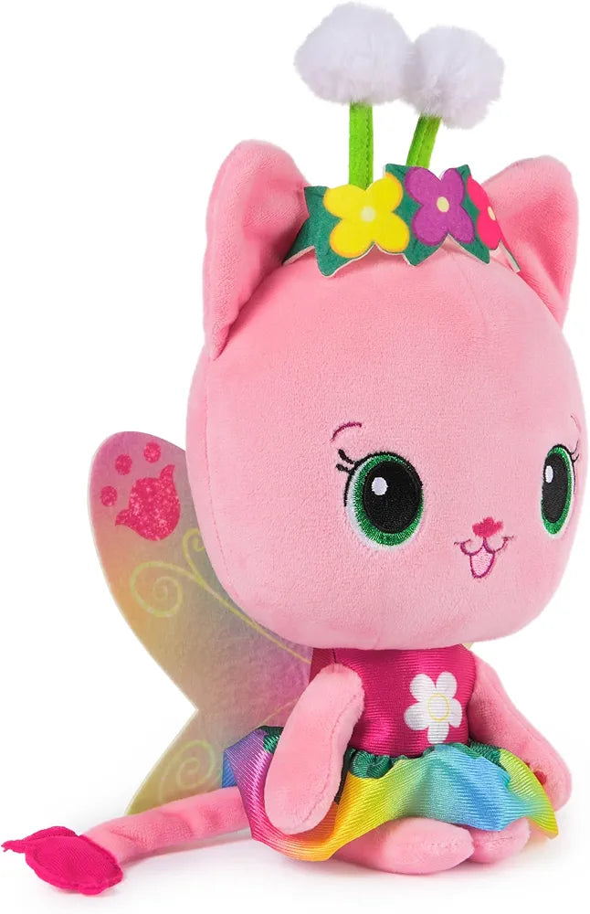 Gabby's Dollhouse Kitty Fairy Plush Light-Up Rainbow