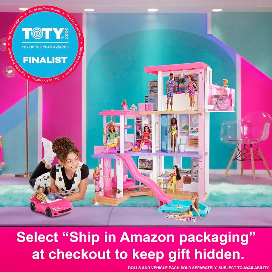 Barbie Dreamhouse Dollhouse With Accessories And Elevator