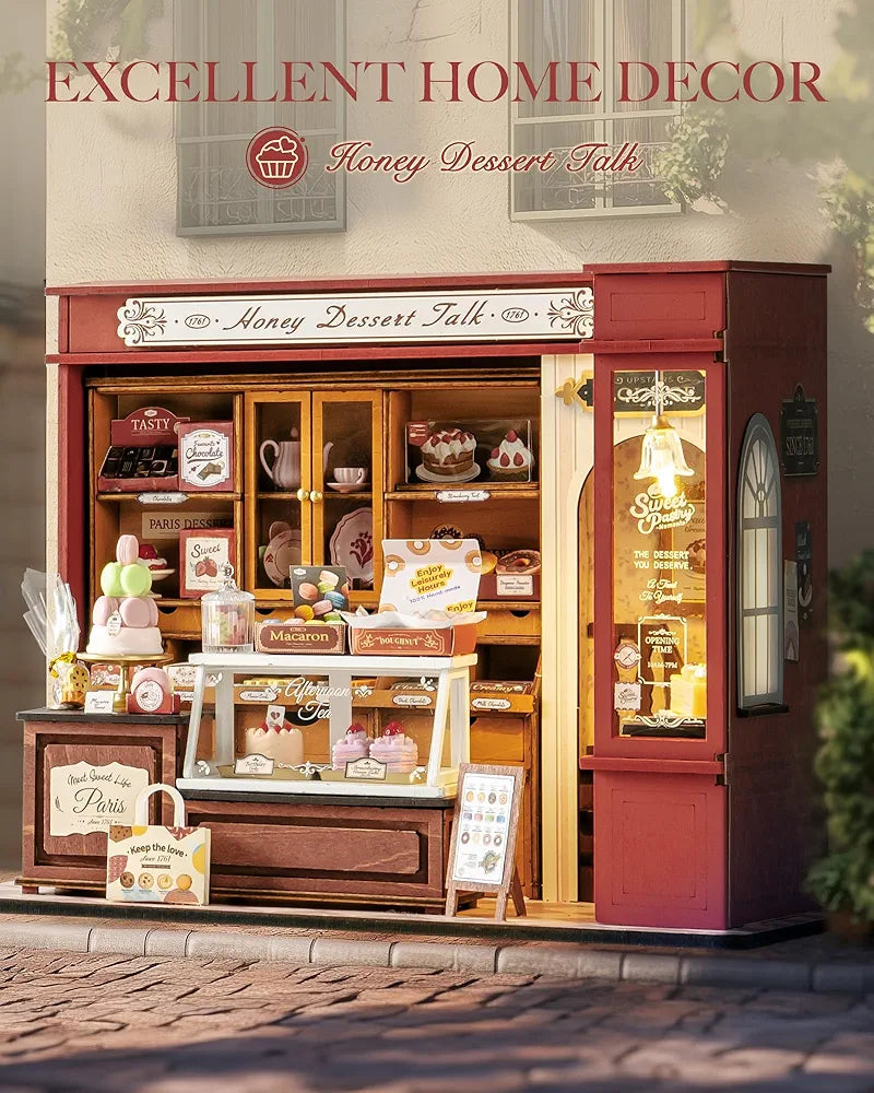 Rolife Honey Dessert Miniature House Kit DIY Model