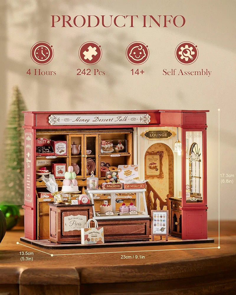 Rolife Honey Dessert Miniature House Kit DIY Model