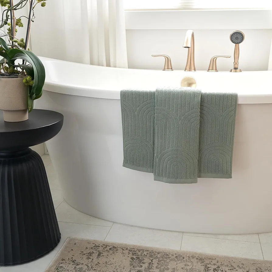 Decorative Cotton Hand Towels, Set of 2
