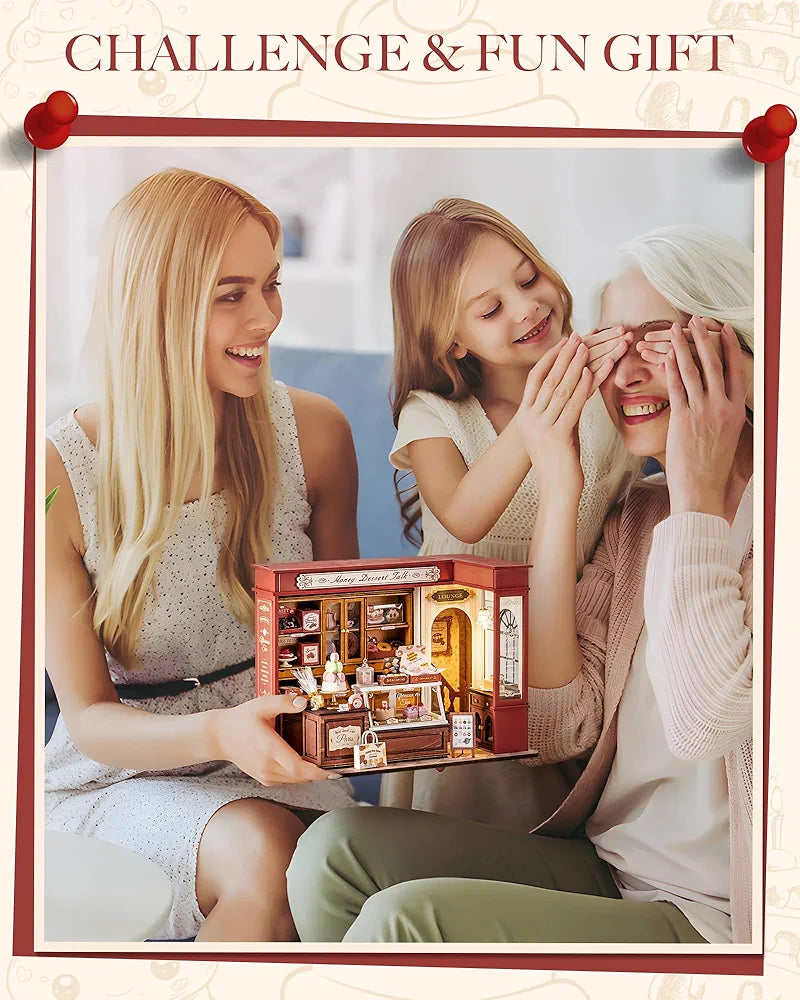Rolife Honey Dessert Miniature House Kit DIY Model