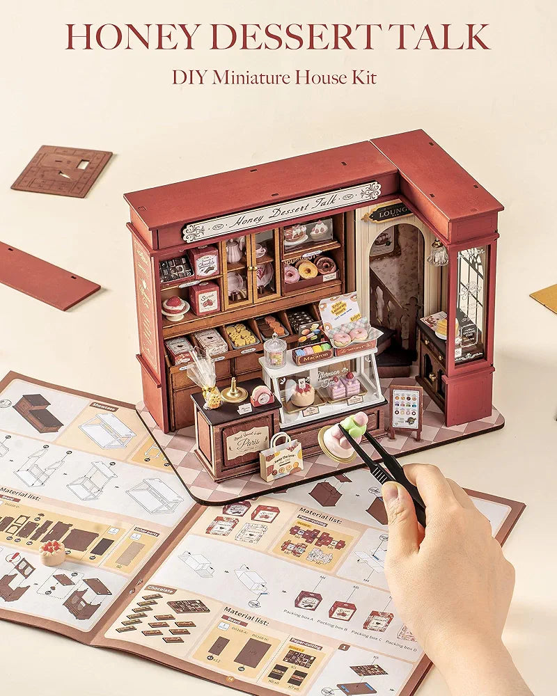 Rolife Honey Dessert Miniature House Kit DIY Model