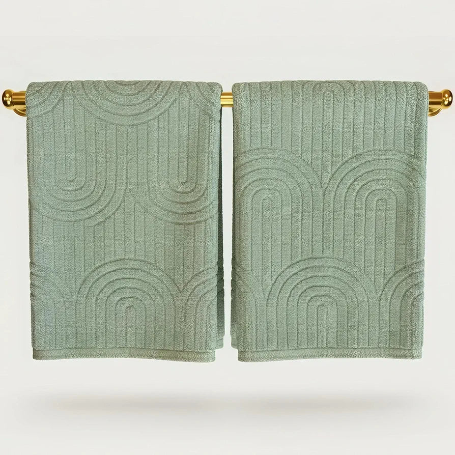 Decorative Cotton Hand Towels, Set of 2