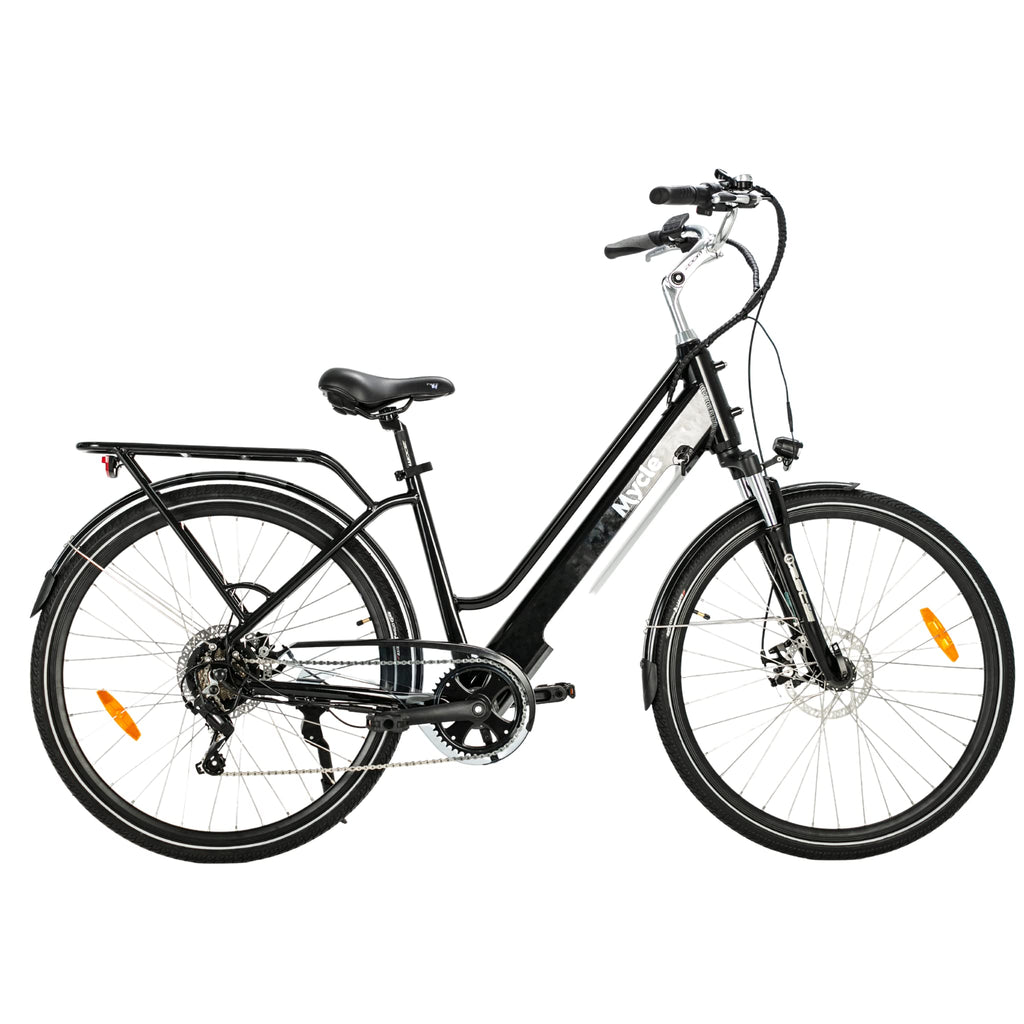 Qfx pedal assist store electric city bike